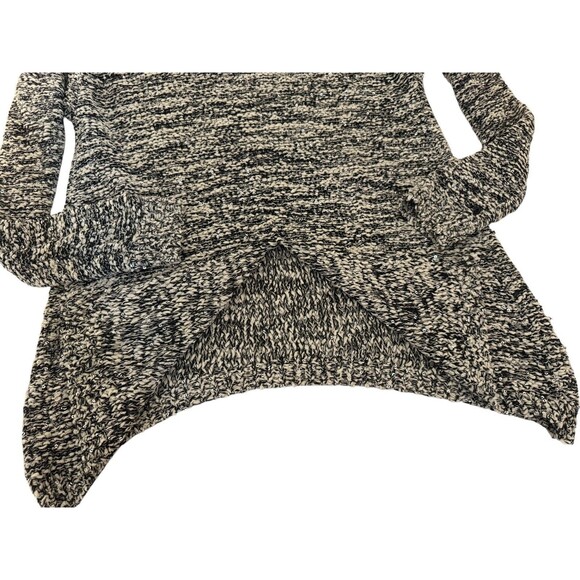 Miracle City Tan Black Sequin Shine Sweater Women Loose Knit Sparkles Size S M - Picture 3 of 7